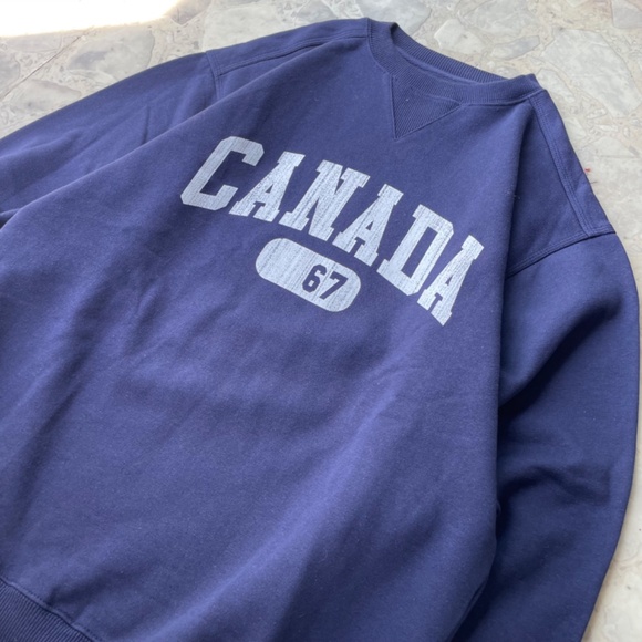 Vintage Canada 67 Crewneck Sweatshirt – Navy - Picture 2 of 7